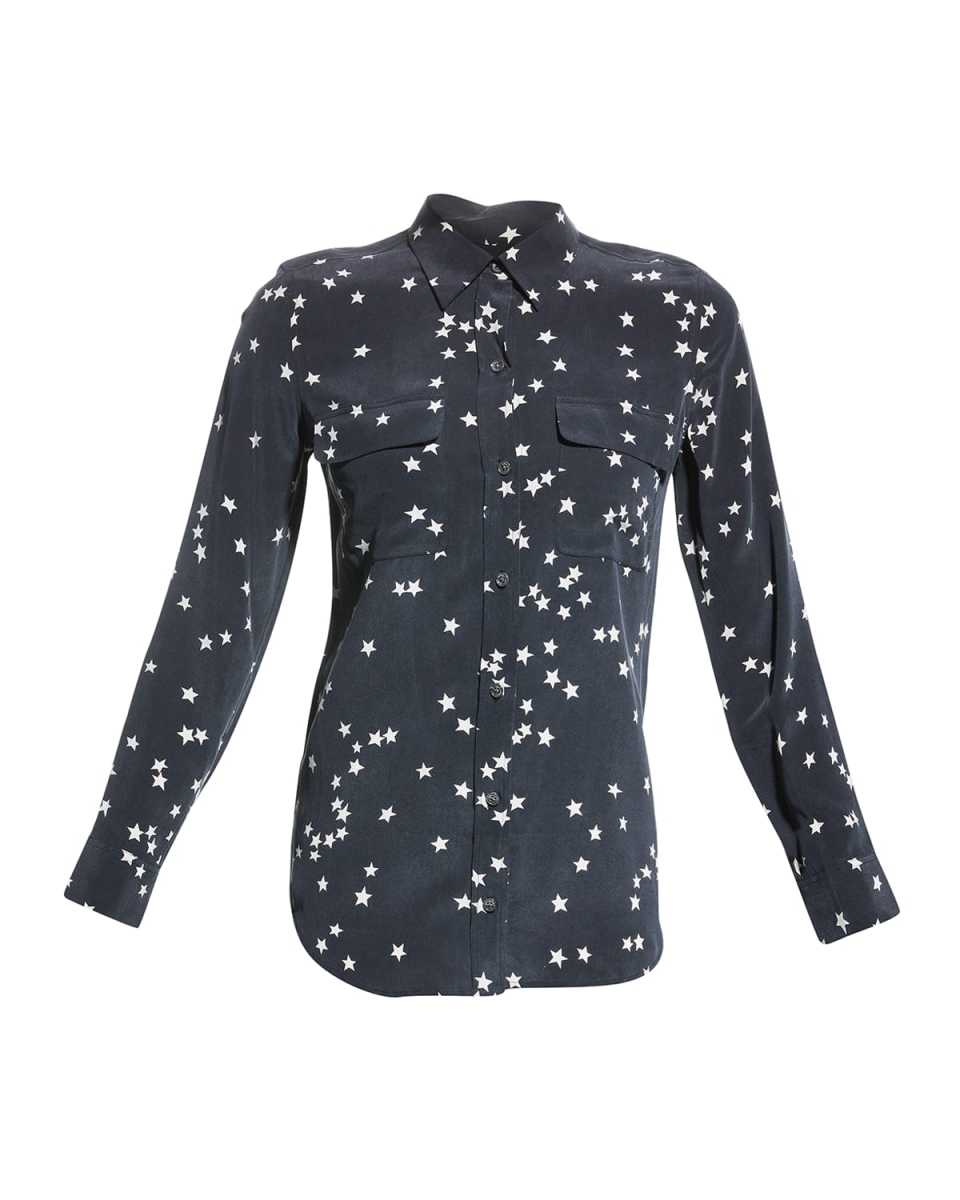Slim Signature Star-Print Shirt